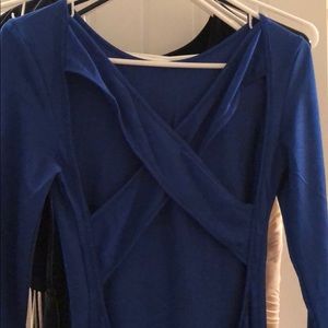 Blue gown White gown